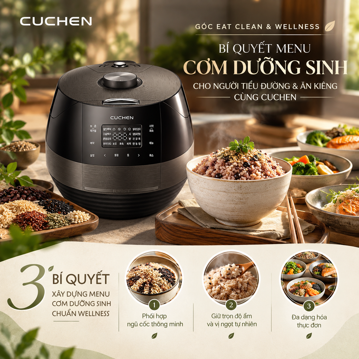 Cơm cho Người Tiểu Đường, cơm dưỡng sinh